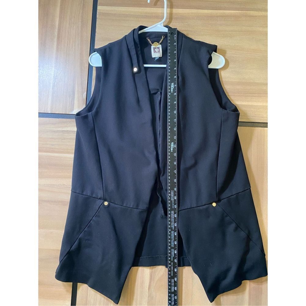 ‎Ann Klein Open Front Vest - Picture 5 of 6